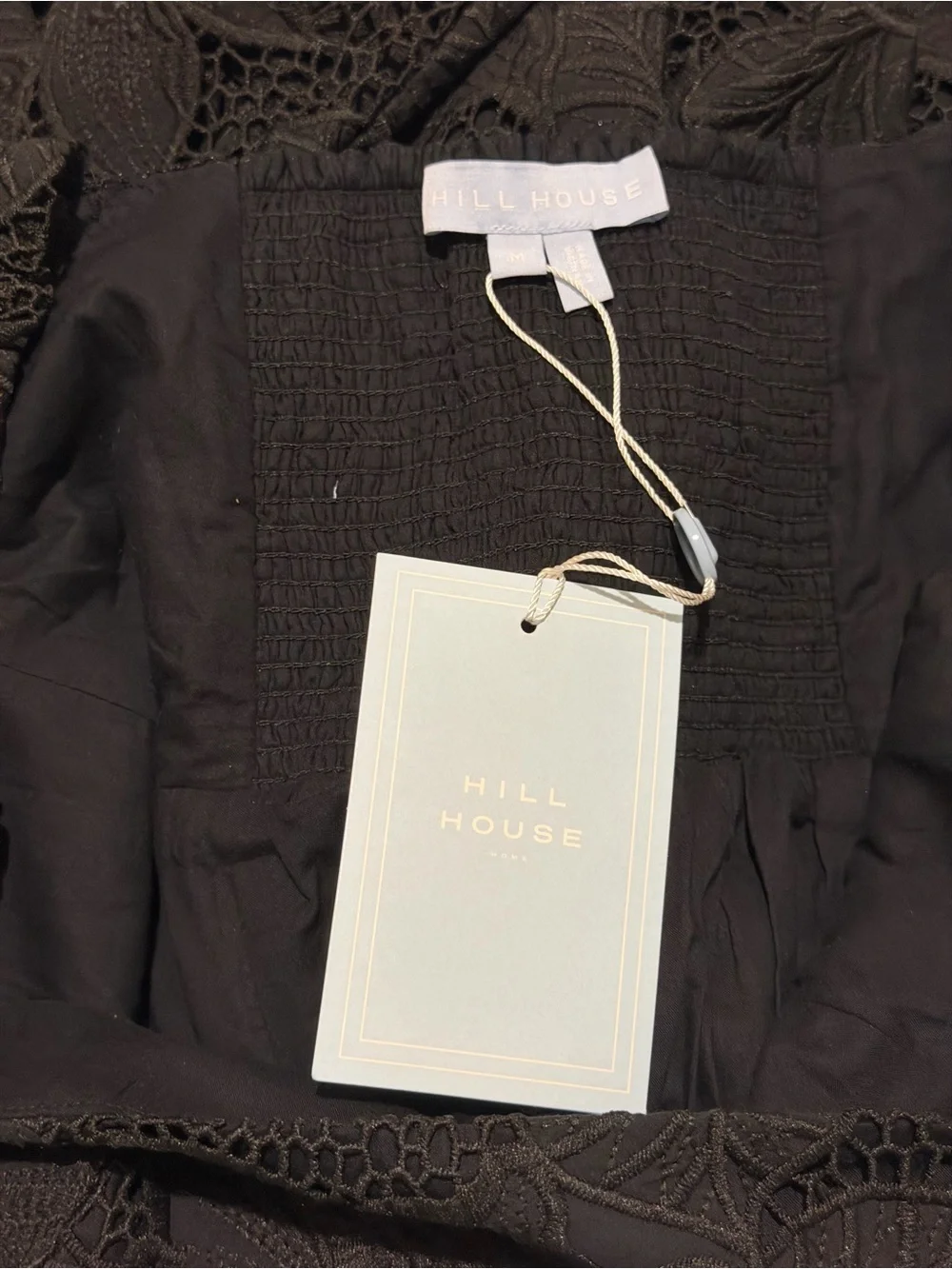 Hill House Black Lace Mini Dress, NWT, SZ Meduim - Picture 11 of 16
